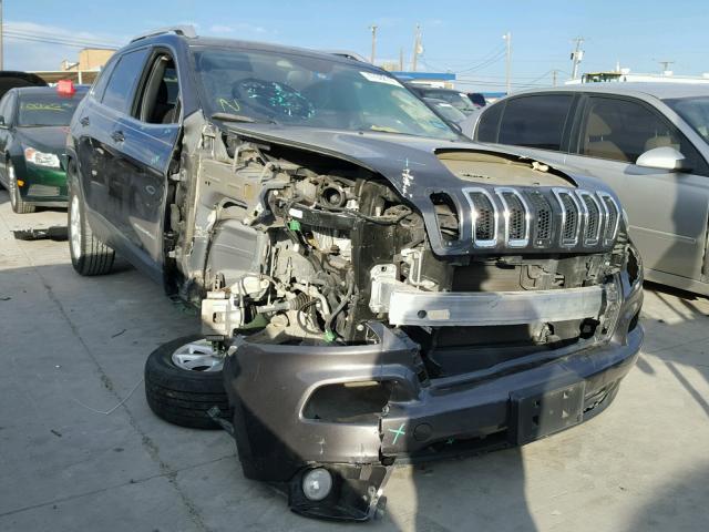 1C4PJLCB6FW596151 - 2015 JEEP CHEROKEE L GRAY photo 1