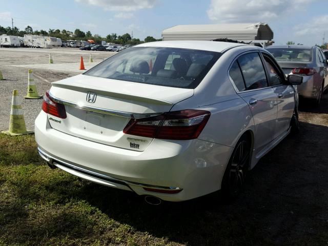 1HGCR2F58HA160796 - 2017 HONDA ACCORD SPO WHITE photo 3