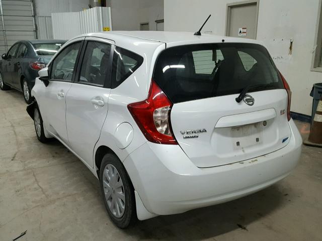 3N1CE2CP7FL388216 - 2015 NISSAN VERSA NOTE WHITE photo 3