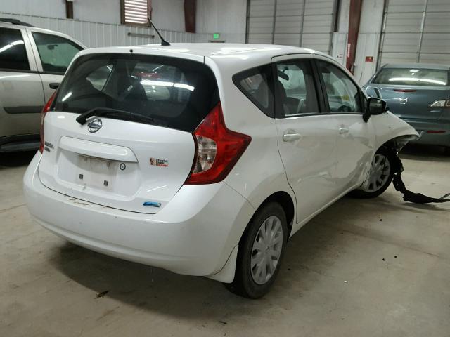 3N1CE2CP7FL388216 - 2015 NISSAN VERSA NOTE WHITE photo 4