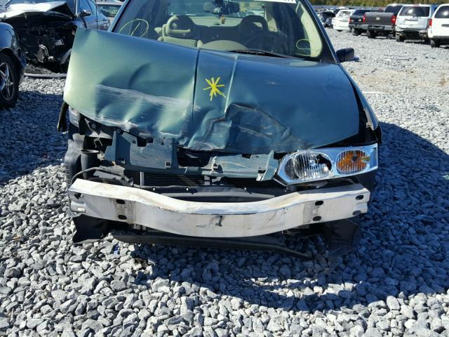 1G8AJ55F07Z115497 - 2007 SATURN ION LEVEL მწვანე ფოტო 9