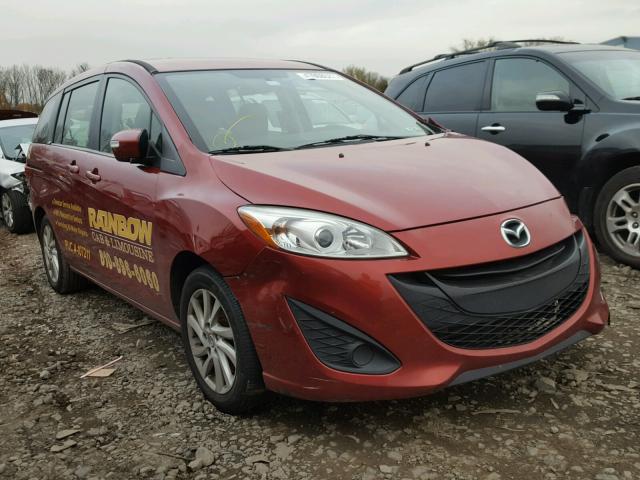 JM1CW2BL7E0163279 - 2014 MAZDA 5 SPORT MAROON photo 1