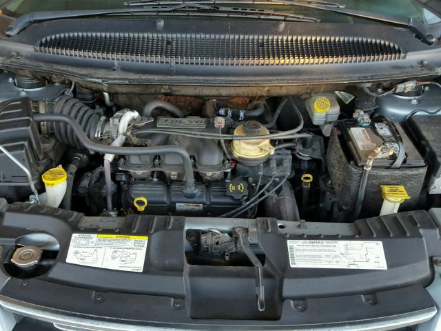 2C8GP64L55R243302 - 2005 CHRYSLER TOWN & COU BLUE photo 7