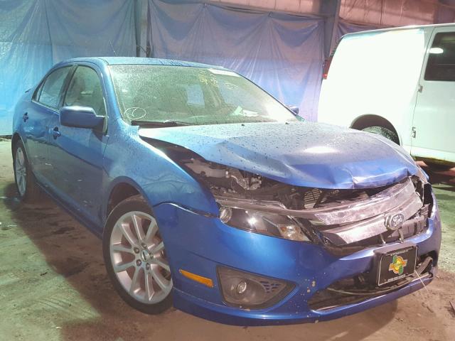 3FAHP0HA1BR181615 - 2011 FORD FUSION SE BLUE photo 1