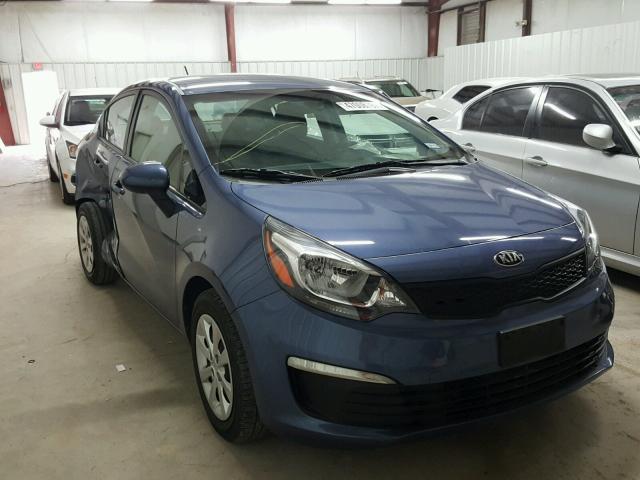 KNADM4A35G6594465 - 2016 KIA RIO LX Կապույտ լուսանկար 1