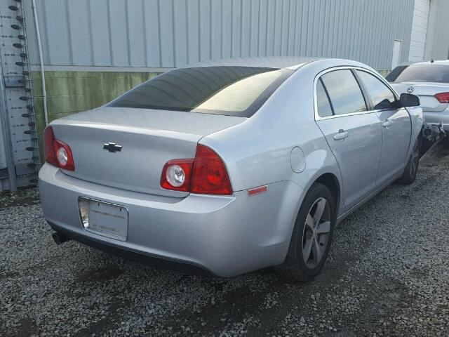 1G1ZC5E18BF356976 - 2011 CHEVROLET MALIBU 1LT 银色 照片 4