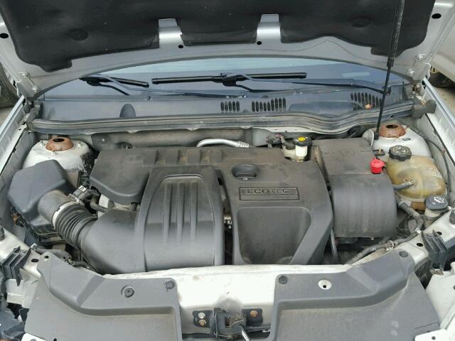 1G1AK15FX77312547 - 2007 CHEVROLET COBALT LS SILVER photo 7