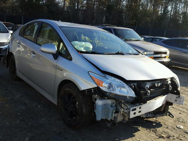 JTDKN3DU6D5652932 - 2013 TOYOTA PRIUS SILVER photo 1