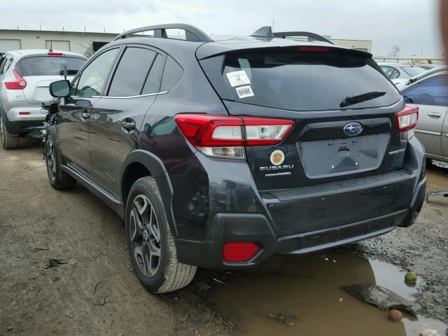 JF2GTAMCXJ8200856 - 2018 SUBARU CROSSTREK GRAY photo 3