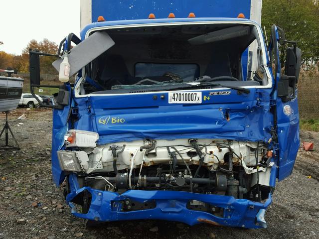 JL6BNG1A0EK004496 - 2014 MITSUBISHI FUSO TRUCK OF FE BLUE photo 9