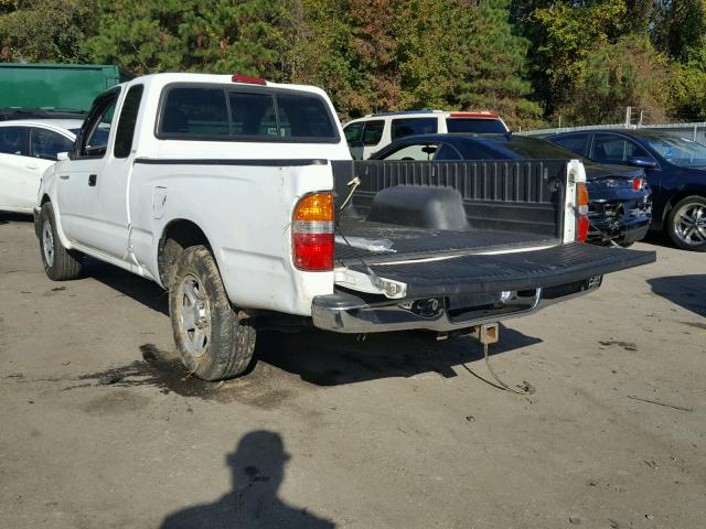 5TEVL52N11Z816879 - 2001 TOYOTA TACOMA XTR WHITE photo 3