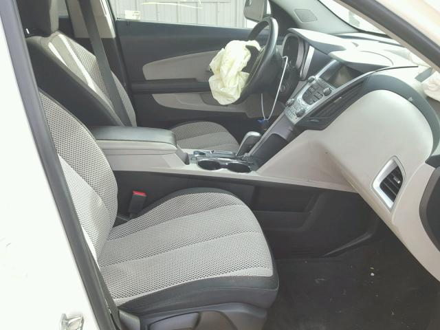 1GNALDEK9DZ134107 - 2013 CHEVROLET EQUINOX LT WHITE photo 5