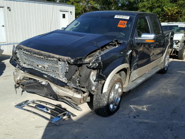 1FTFW1EV8AFA62702 - 2010 FORD F150 SUPER BLACK photo 2