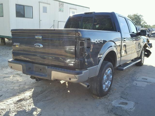 1FTFW1EV8AFA62702 - 2010 FORD F150 SUPER BLACK photo 4