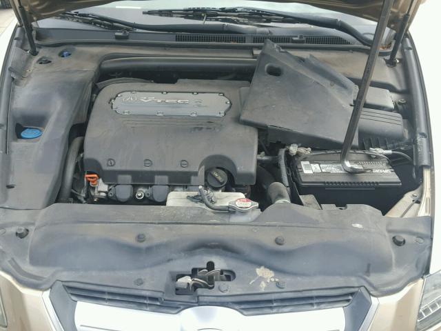 19UUA66234A022764 - 2004 ACURA TL TAN photo 7