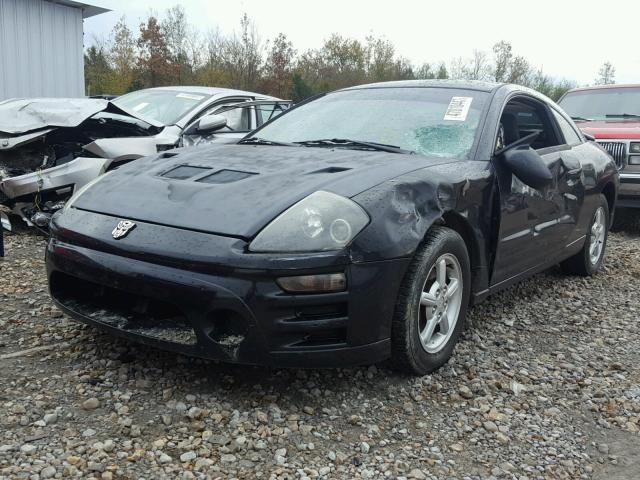 4A3AC34G94E114427 - 2004 MITSUBISHI ECLIPSE RS BLACK photo 2