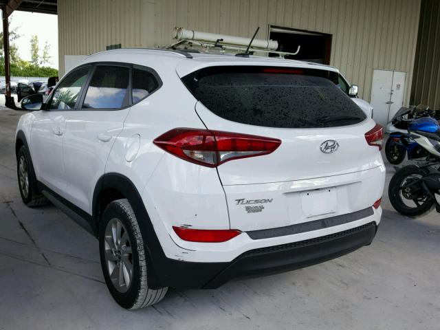 KM8J33A42HU315512 - 2017 HYUNDAI TUCSON LIM WHITE photo 3