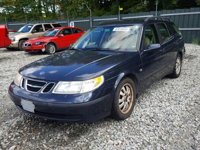 YS3EB59E643514251 - 2004 SAAB 9-5 LINEAR BLUE photo 2