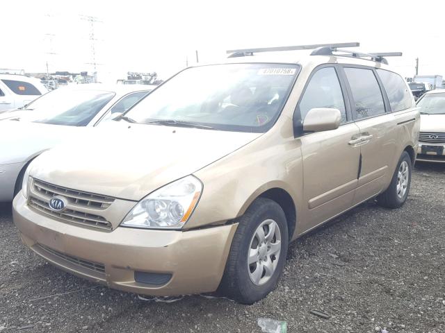 KNDMB233866031550 - 2006 KIA SEDONA EX GOLD photo 2