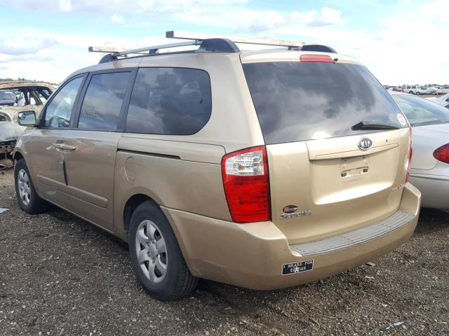 KNDMB233866031550 - 2006 KIA SEDONA EX GOLD photo 3