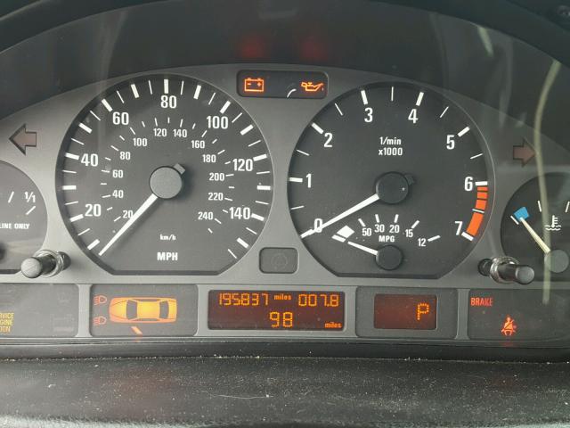 WBAEV33442KL73473 - 2002 BMW 325 I BLUE photo 8