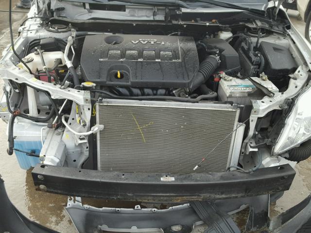 1NXBU40E59Z151045 - 2009 TOYOTA COROLLA BA SILVER photo 7