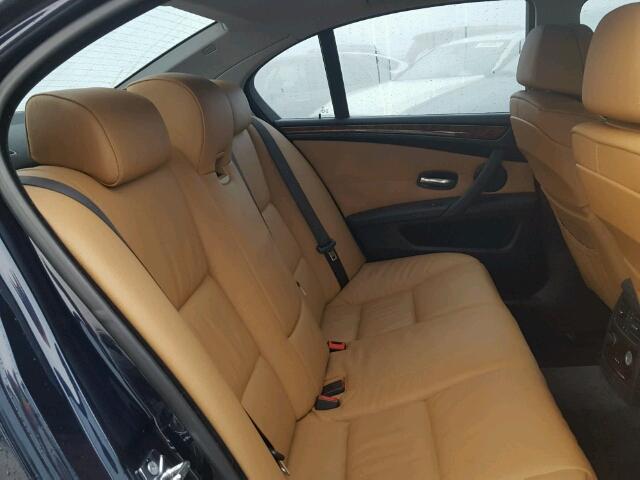 WBANW13528CZ80470 - 2008 BMW 535 I BLUE photo 6