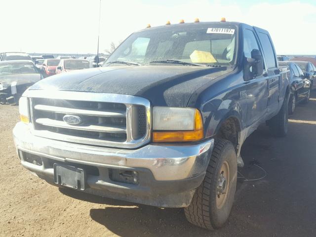 1FTSW31F1XEF09085 - 1999 FORD F350 SRW S GREEN photo 2