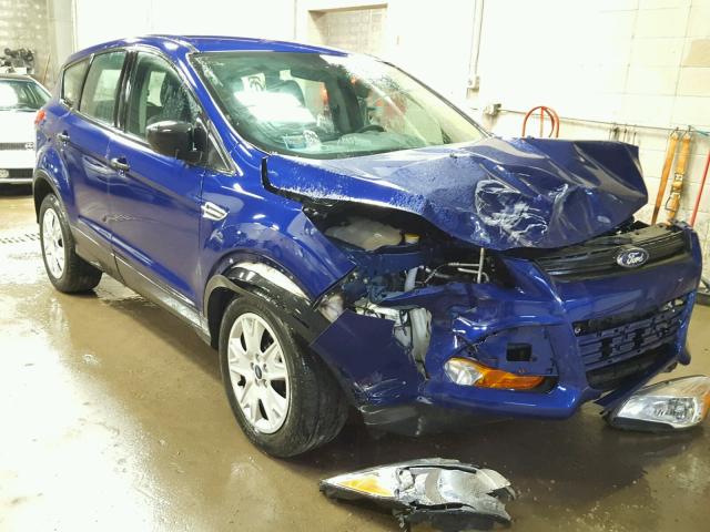 1FMCU0F77GUC59606 - 2016 FORD ESCAPE S BLUE photo 1