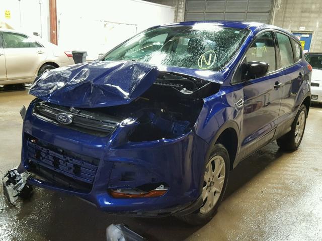 1FMCU0F77GUC59606 - 2016 FORD ESCAPE S BLUE photo 2