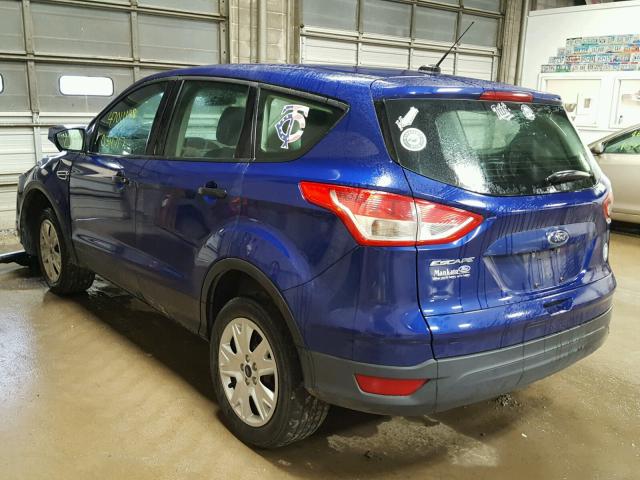 1FMCU0F77GUC59606 - 2016 FORD ESCAPE S BLUE photo 3