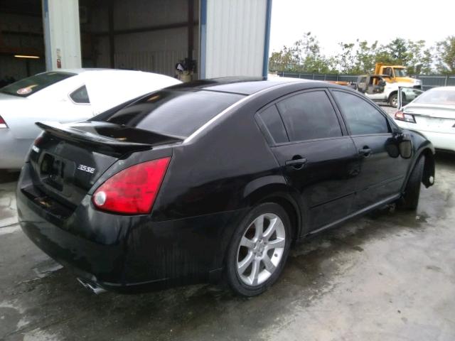 1N4BA41EX7C845797 - 2007 NISSAN MAXIMA SE BLACK photo 4