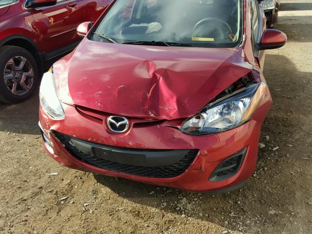 JM1DE1KY8E0181335 - 2014 MAZDA MAZDA2 SPO 红色 照片 9