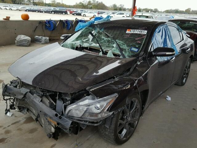 1N4AA5AP2DC834761 - 2013 NISSAN MAXIMA S Violet photo 2