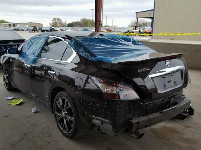 1N4AA5AP2DC834761 - 2013 NISSAN MAXIMA S Violet photo 3