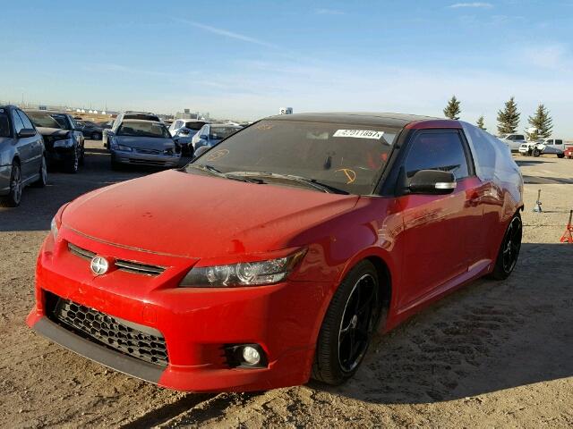 JTKJF5C70D3049432 - 2013 TOYOTA SCION TC 红色 照片 2