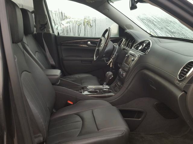 5GAKRBKDXFJ378633 - 2015 BUICK ENCLAVE GRAY photo 5