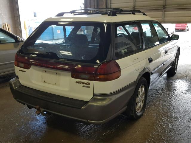 4S3BG6859W7634706 - 1998 SUBARU LEGACY 30T WHITE photo 4