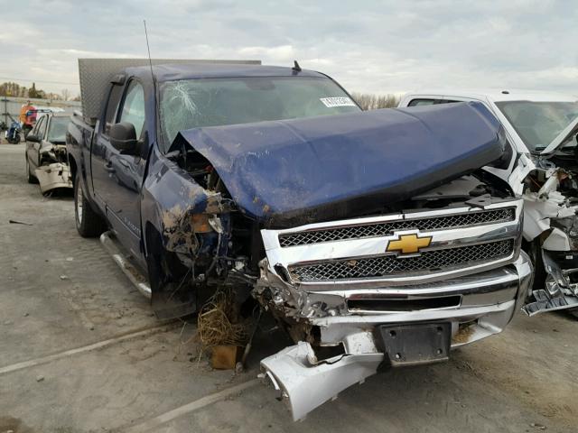 1GCRKSE77DZ393077 - 2013 CHEVROLET SILVERADO BLUE photo 1