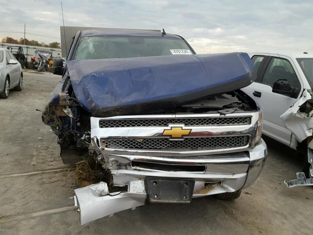 1GCRKSE77DZ393077 - 2013 CHEVROLET SILVERADO BLUE photo 7