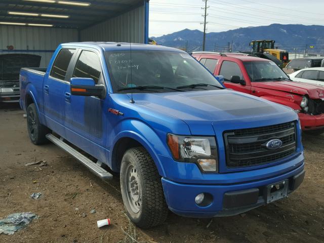 1FTFW1CF2DFB09030 - 2013 FORD F150 SUPER BLUE photo 1