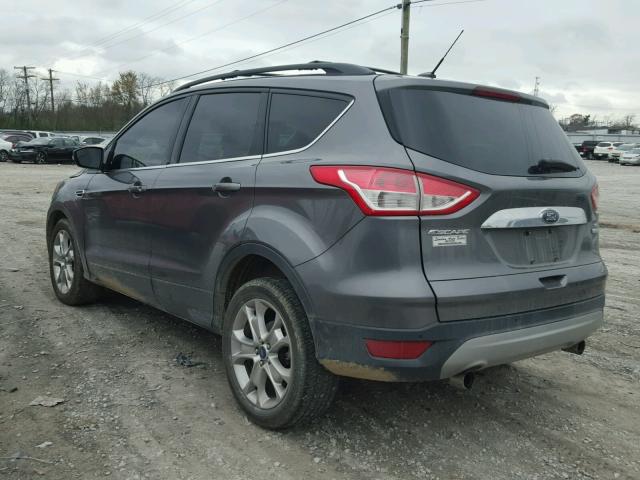 1FMCU0HX0DUA35702 - 2013 FORD ESCAPE SEL GRAY photo 3