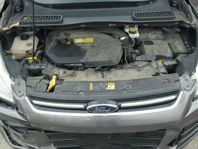 1FMCU0HX0DUA35702 - 2013 FORD ESCAPE SEL GRAY photo 7