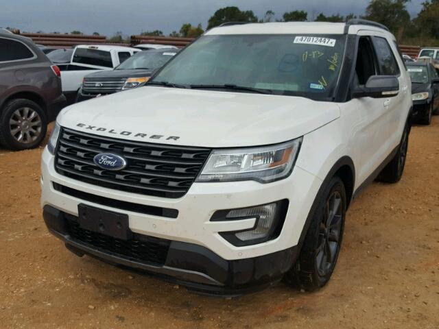 1FM5K7D8XHGB90235 - 2017 FORD EXPLORER X WHITE photo 2