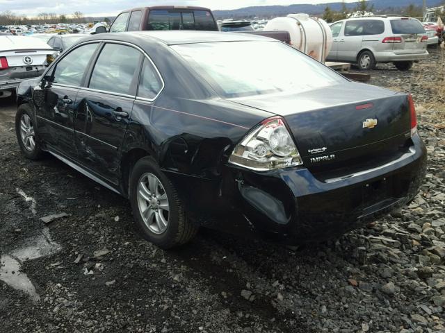 2G1WA5E30E1168894 - 2014 CHEVROLET IMPALA LIM BLACK photo 3