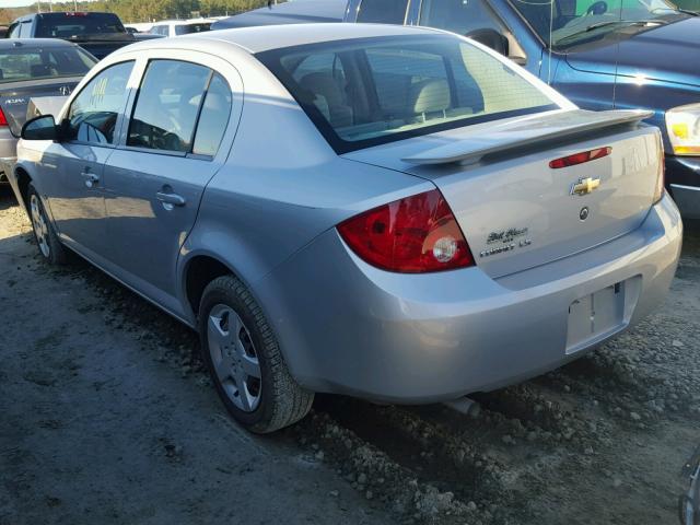 1G1AK55F477206814 - 2007 CHEVROLET COBALT LS SILVER photo 3