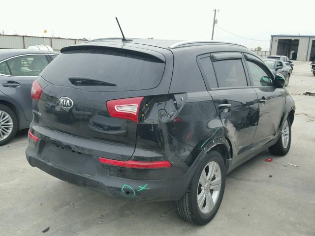 KNDPB3A26D7472565 - 2013 KIA SPORTAGE B BLACK photo 4