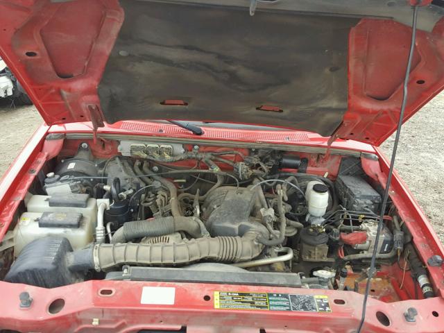 1FTYR14U18PA46337 - 2008 FORD RANGER SUP RED photo 7