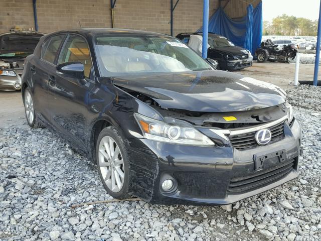 JTHKD5BH7B2031605 - 2011 LEXUS CT 200 BLACK photo 1