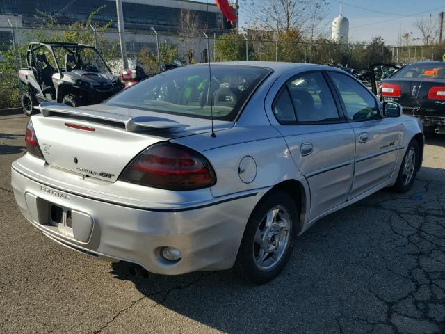 1G2NW52E72M574976 - 2002 PONTIAC GRAND AM G SILVER photo 4